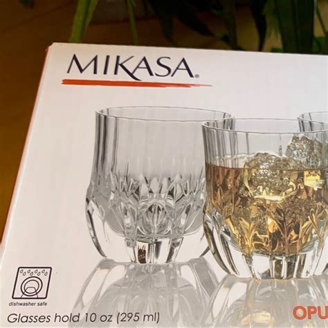 mikasa double old fashioned glasses